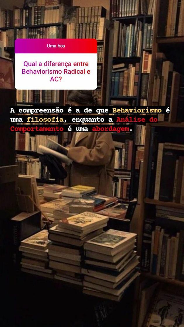 Social Diferença entre Behaviorismo e AC 
