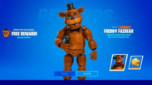 Fornite x five nights at freddy's