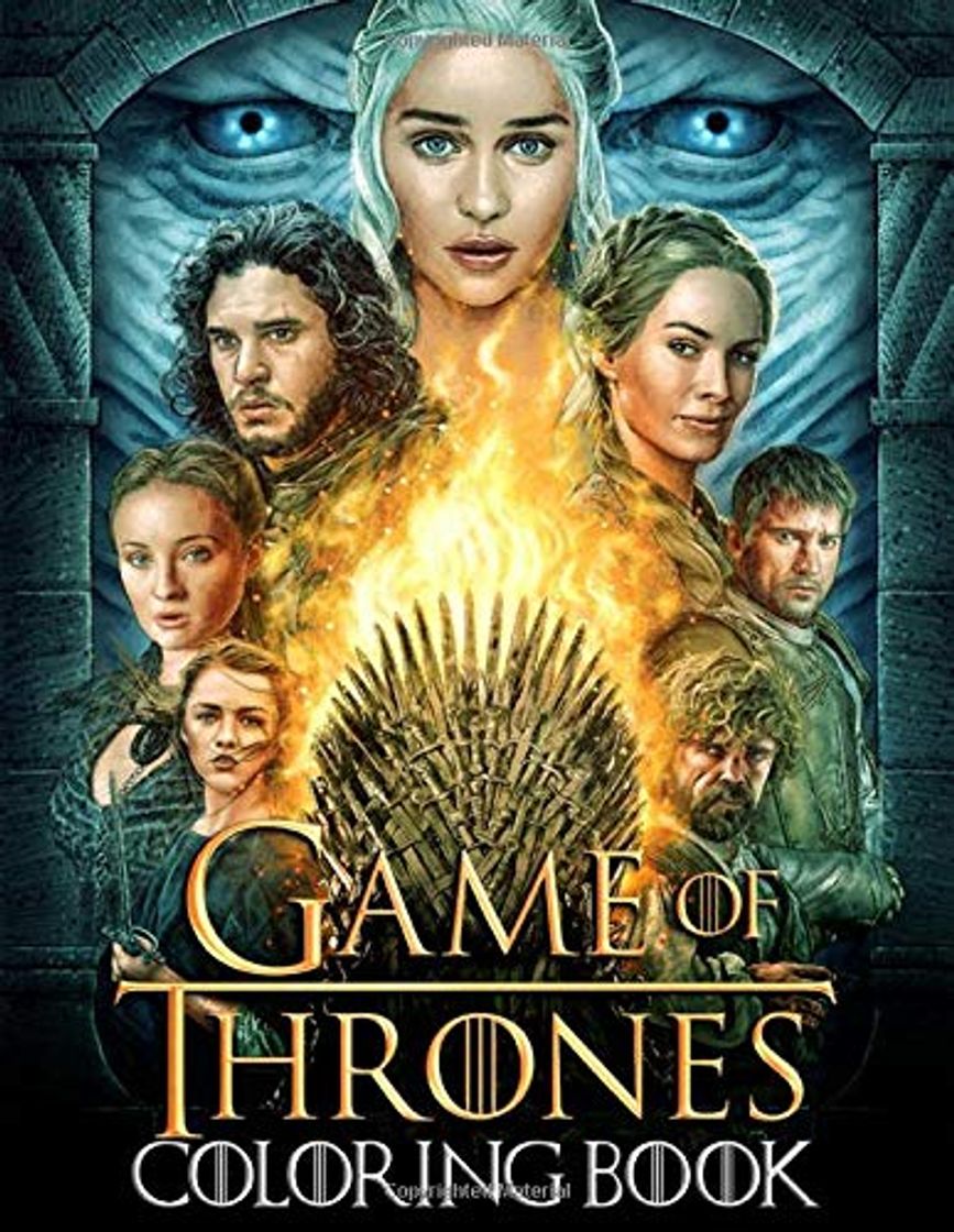 Libro Game Of Thrones Coloring Book: GOT Movie Coloring Books for Teens and Adults