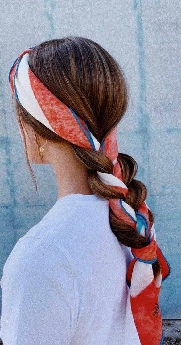 Moda Penteado com lenço 