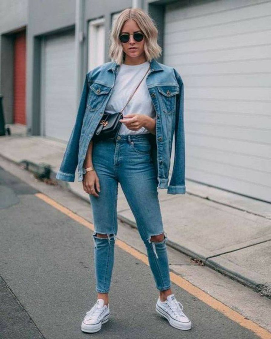 Moda Look com calça jeans