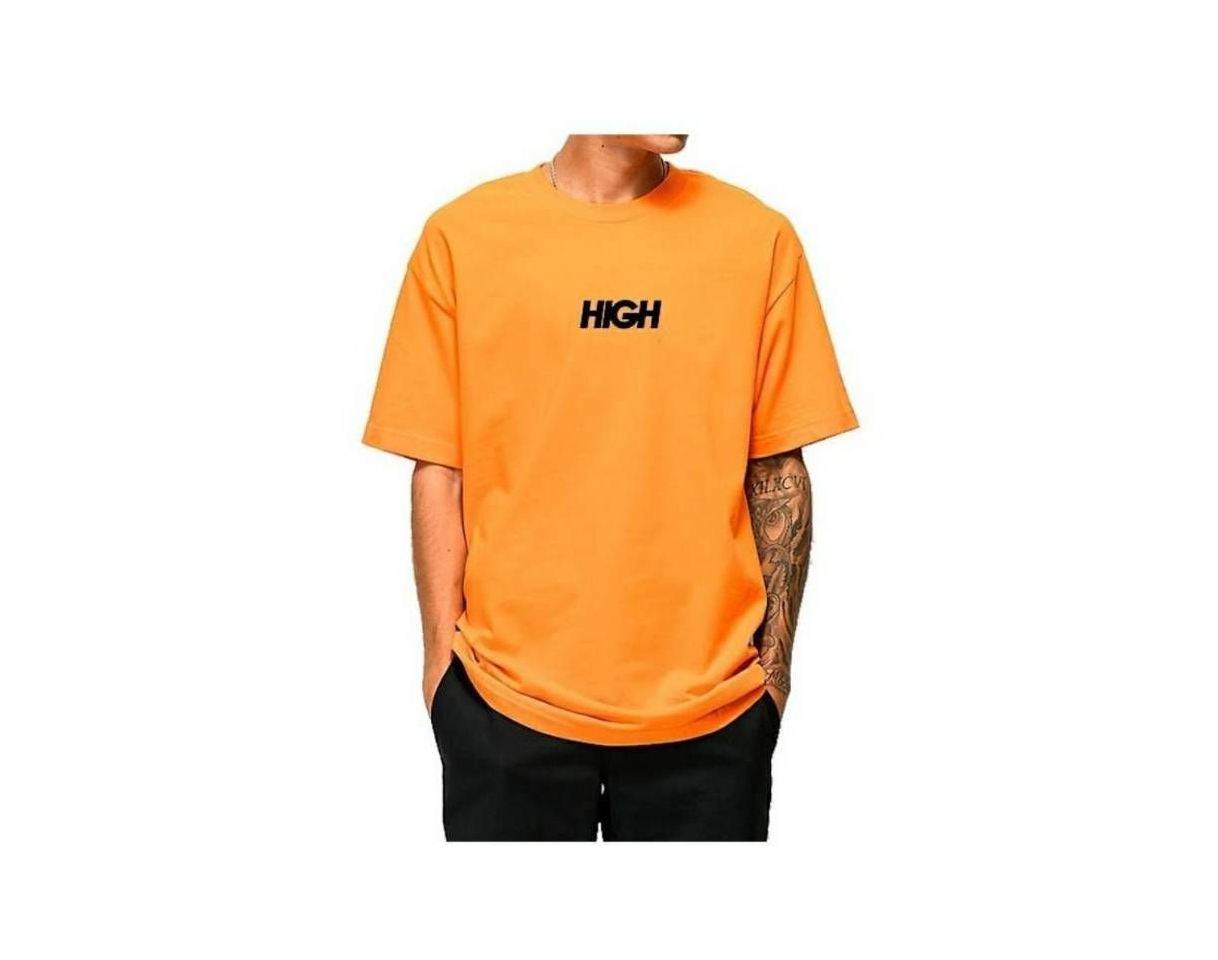 Moda Camisa Camiseta Masculina High