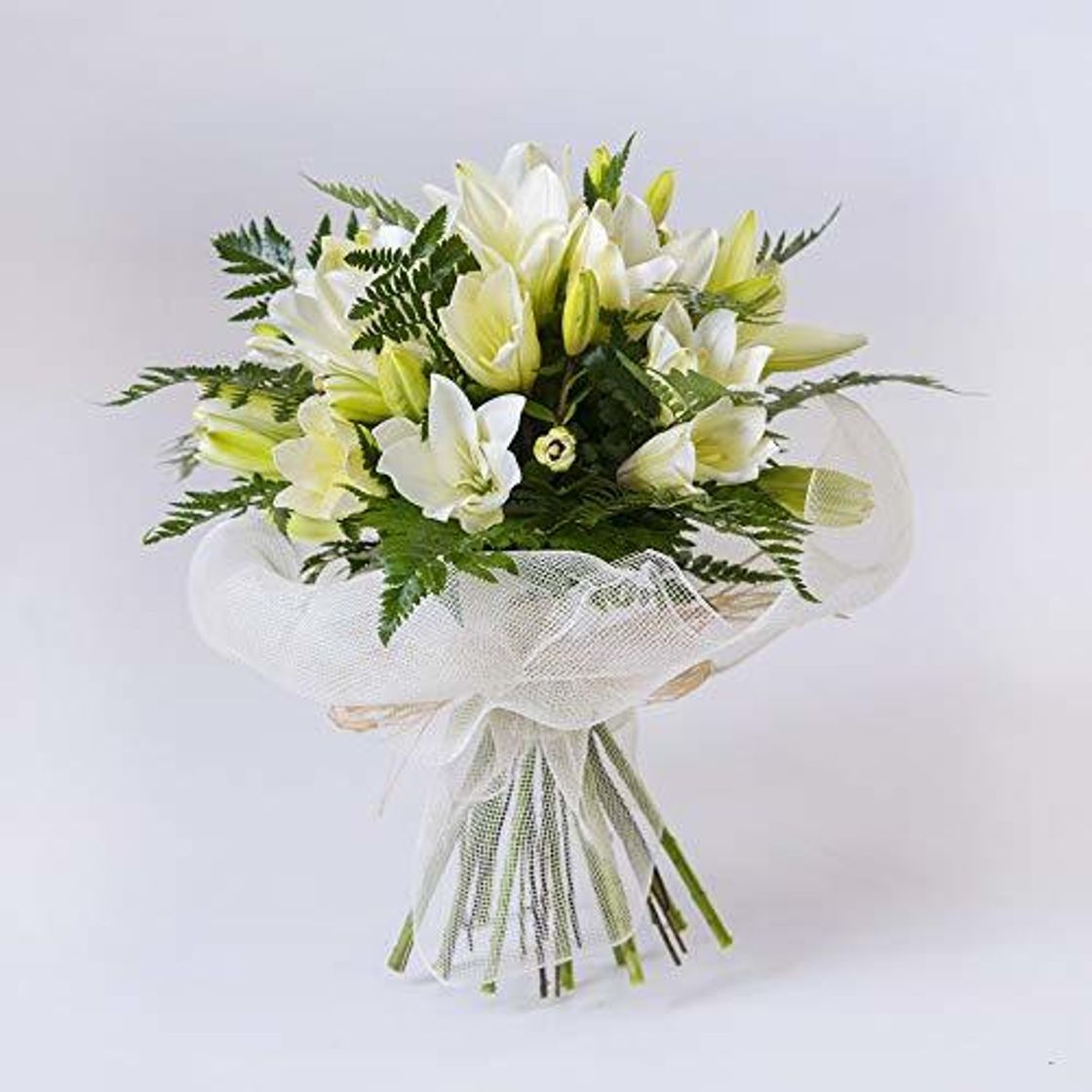 Product REGALAUNAFLOR-Ramo de lilium blanco-FLORES NATURALES-ENVIOS EN 24 HORAS DE LUNES A SABADO.