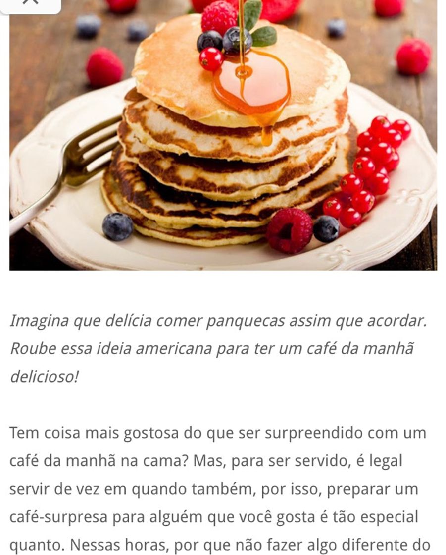 Moda Panqueca Americana 🥞