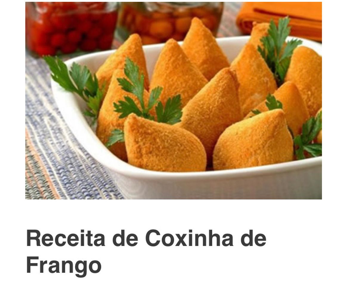 Fashion Coxinha de Frango