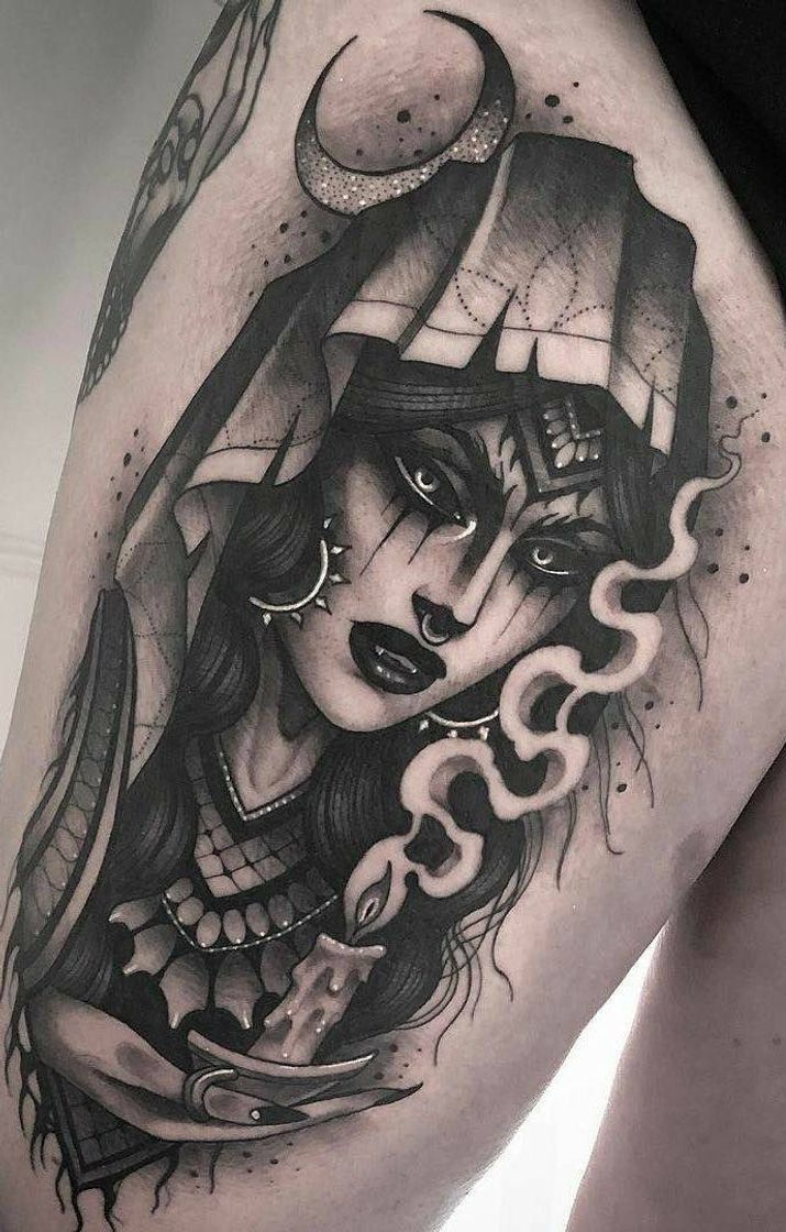 Moda Tatuagem de bruxa