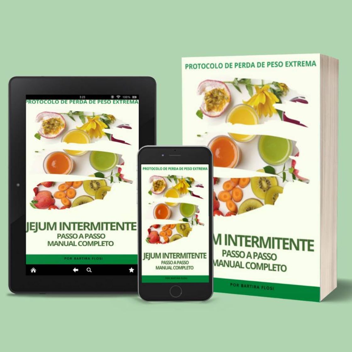 Books E-book Jejum Intermitente + 2 bônus para emagrecer de vez