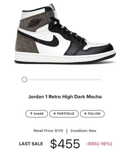 Jordan 1 Retro High Dark Mocha 