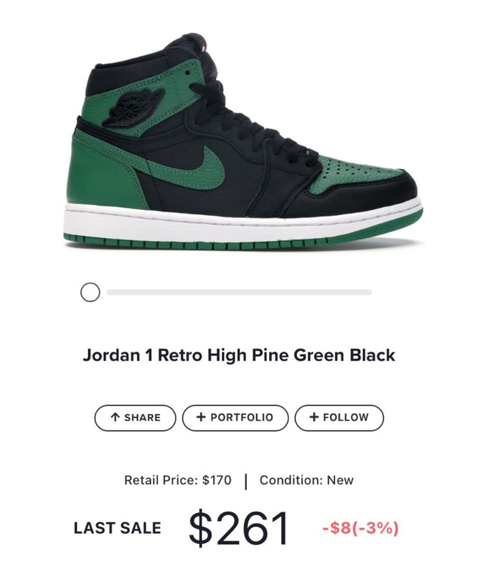 Social Nike Jordan 1 Retro High Pine Green Black 