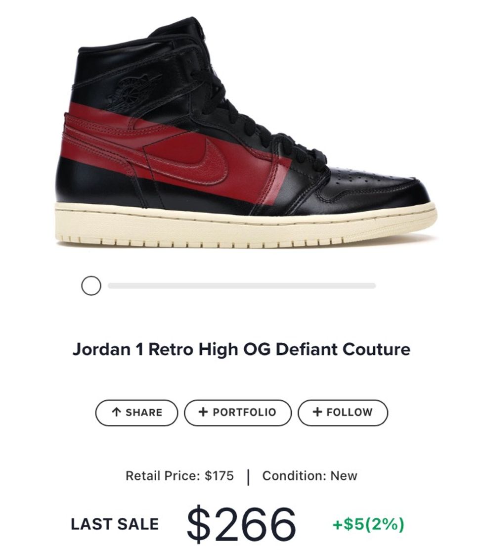 Moda Jordan 1 Retro High OG Defiant Couture