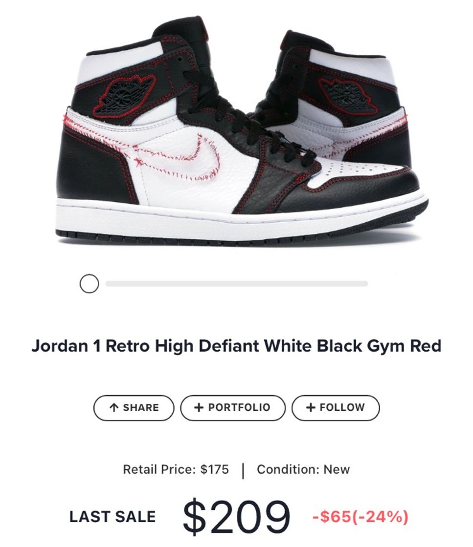 Moda Jordan 1 Retro High Defiant White Black Gym Red - CD6579-071