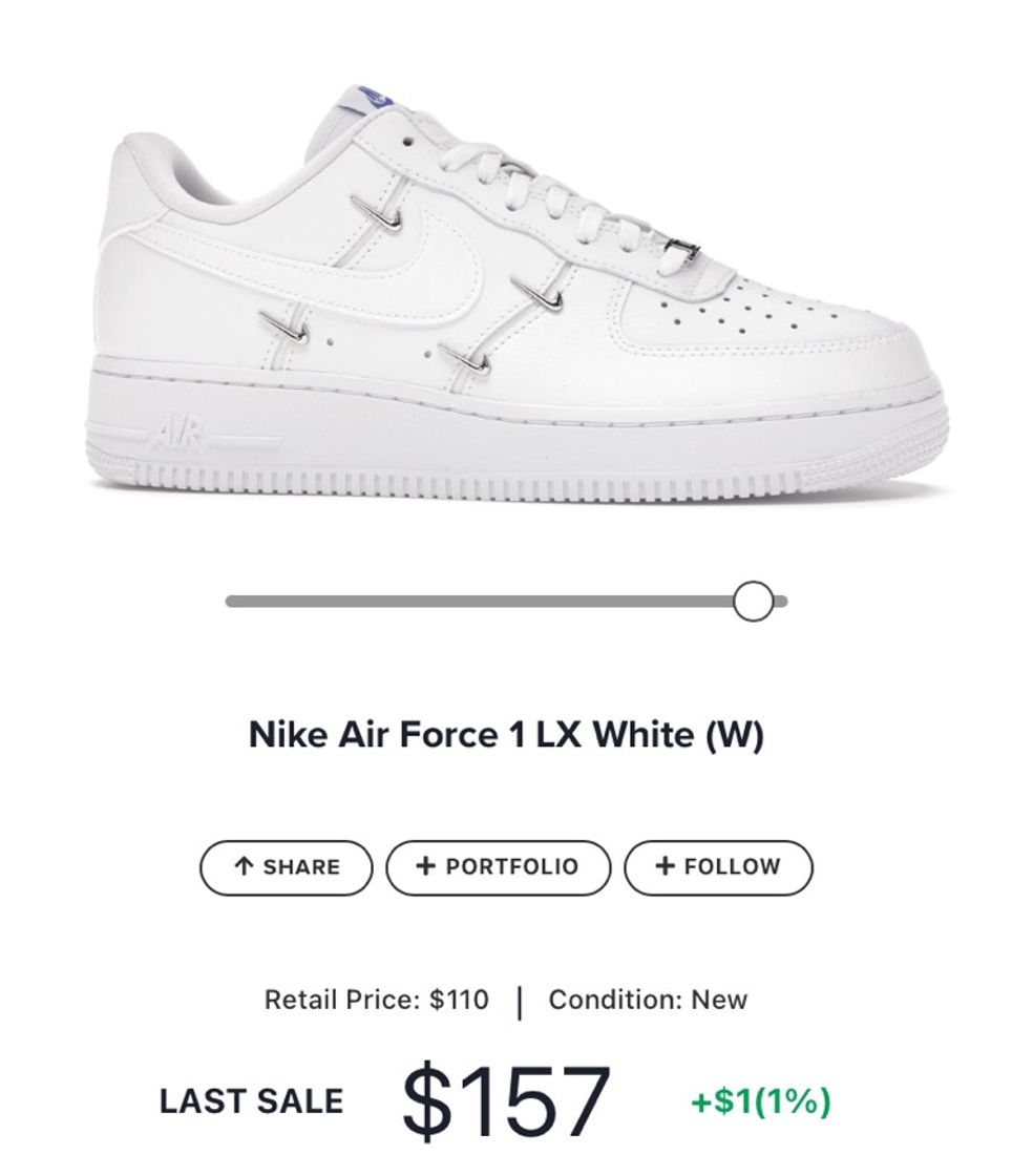 Fashion Nike Air Force 1 LX White (W)