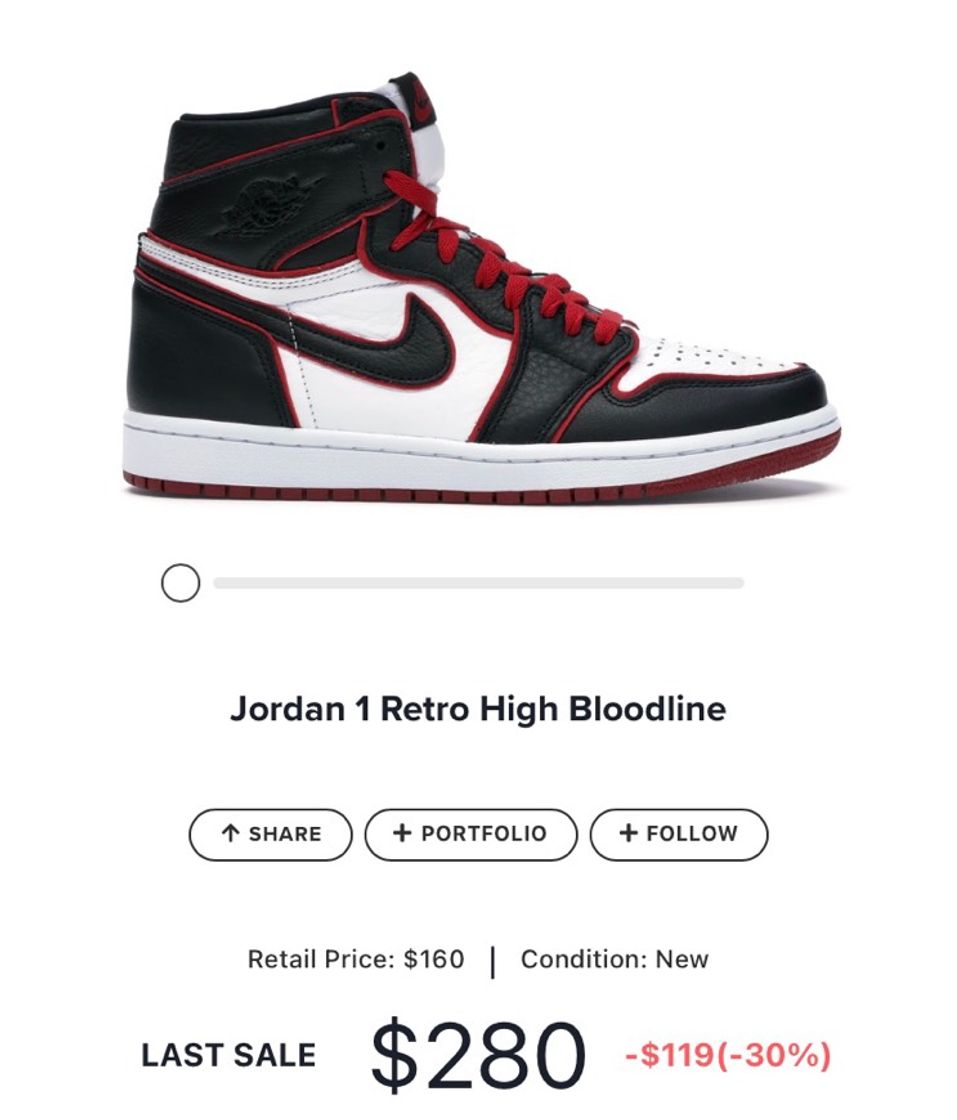 Fashion Jordan 1 Retro High Bloodline - 555088-062