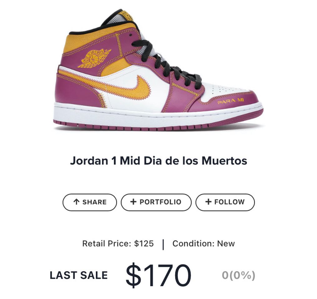 Moda Jordan 1 Mid Dia de los Muertos