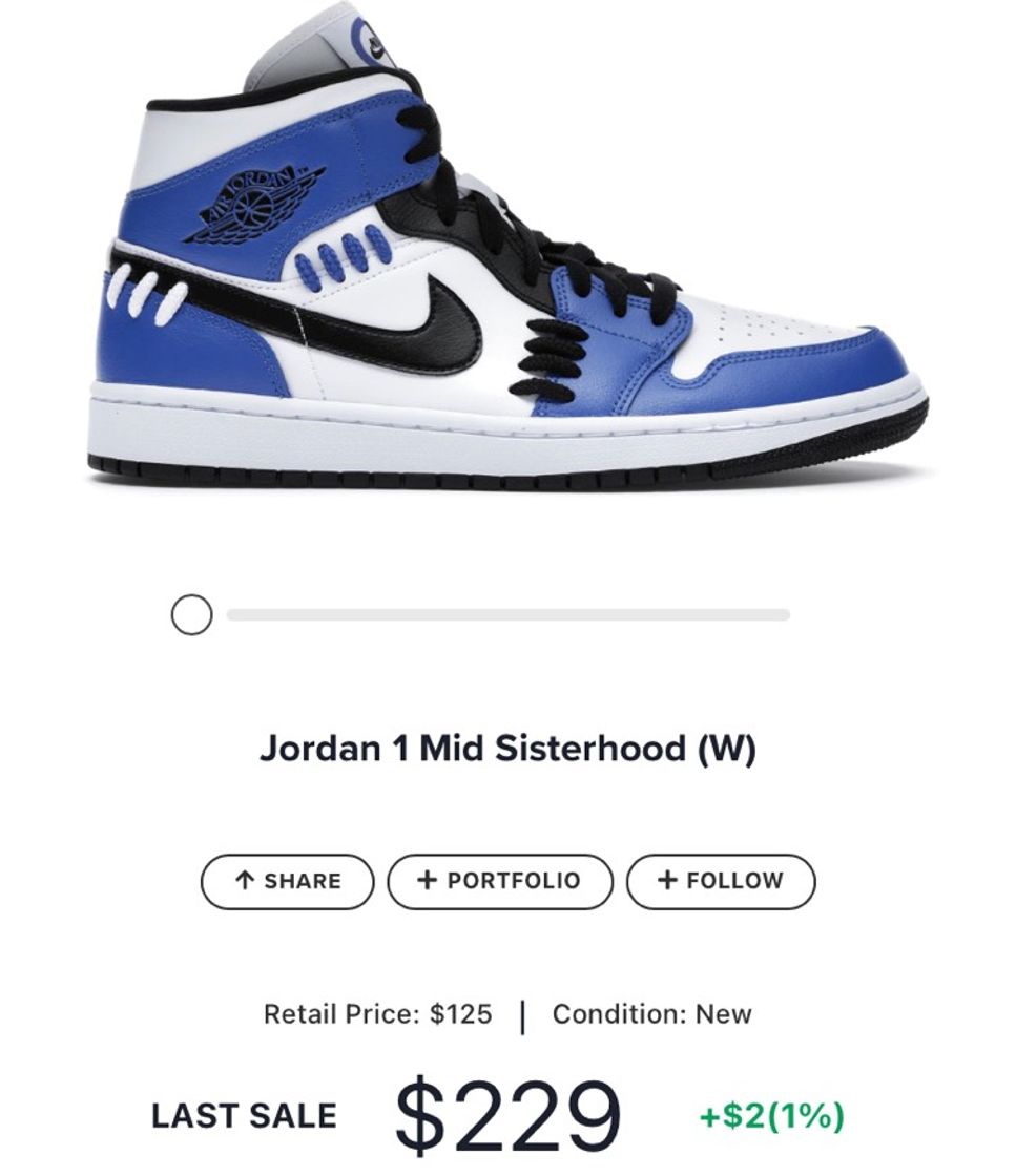 Fashion Jordan 1 Mid Sisterhood (W)