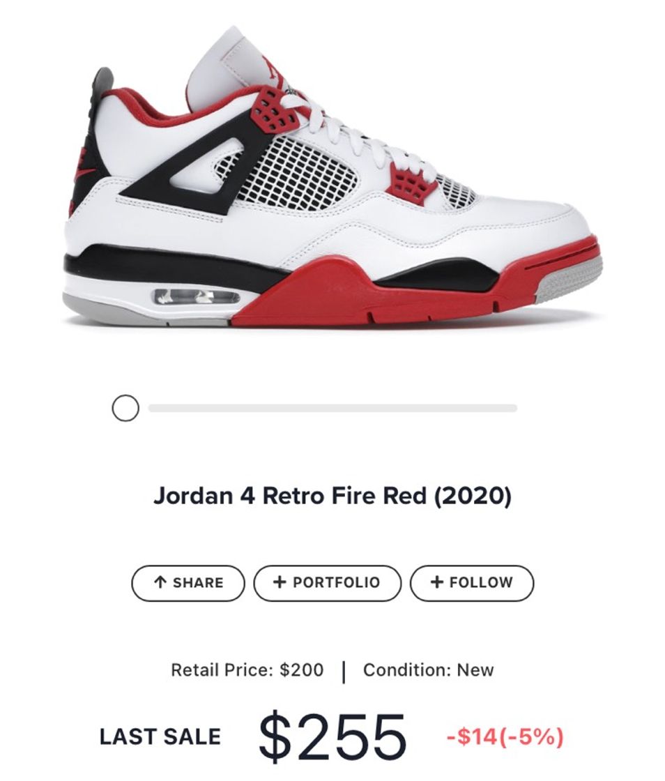 Moda Jordan 4 Retro Fire Red (2020)