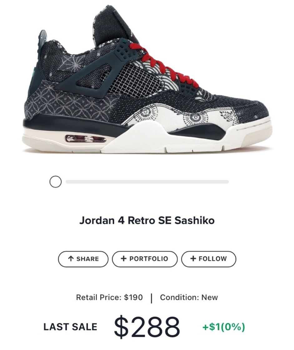 Fashion Jordan 4 Retro SE Sashiko