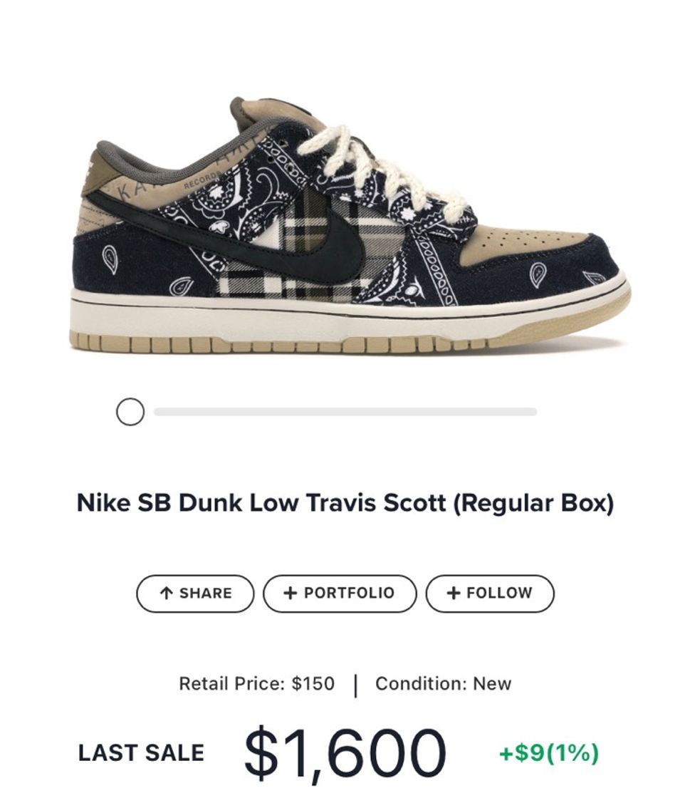 Fashion Nike Sb Dunk Low Travis Scott