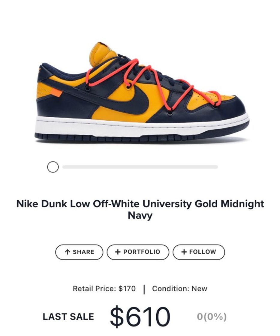 Fashion Nike Off White Navy Gold