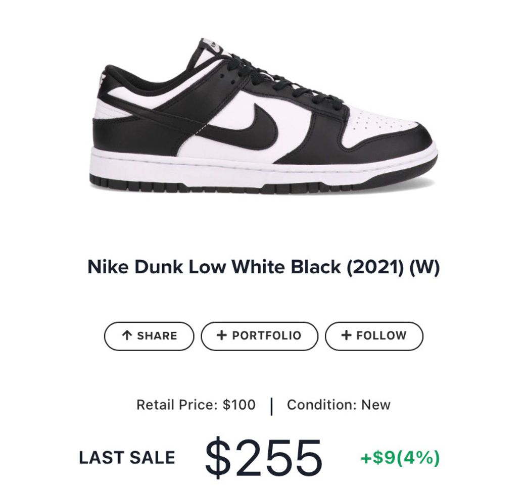 Moda Nike Dunk Low White Black (2021) (W)