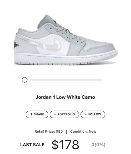 Jordan 1 Low White Camo