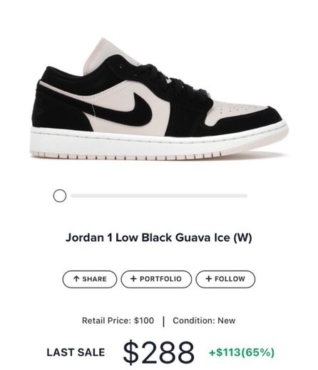 Jordan 1 Low Black Guava Ice (W)