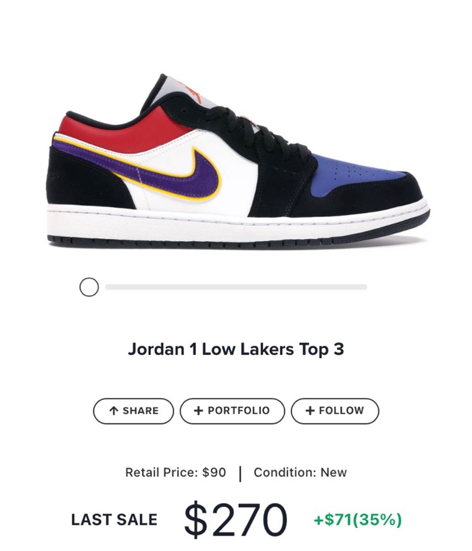 Moda Jordan 1 Low Lakers Top 3