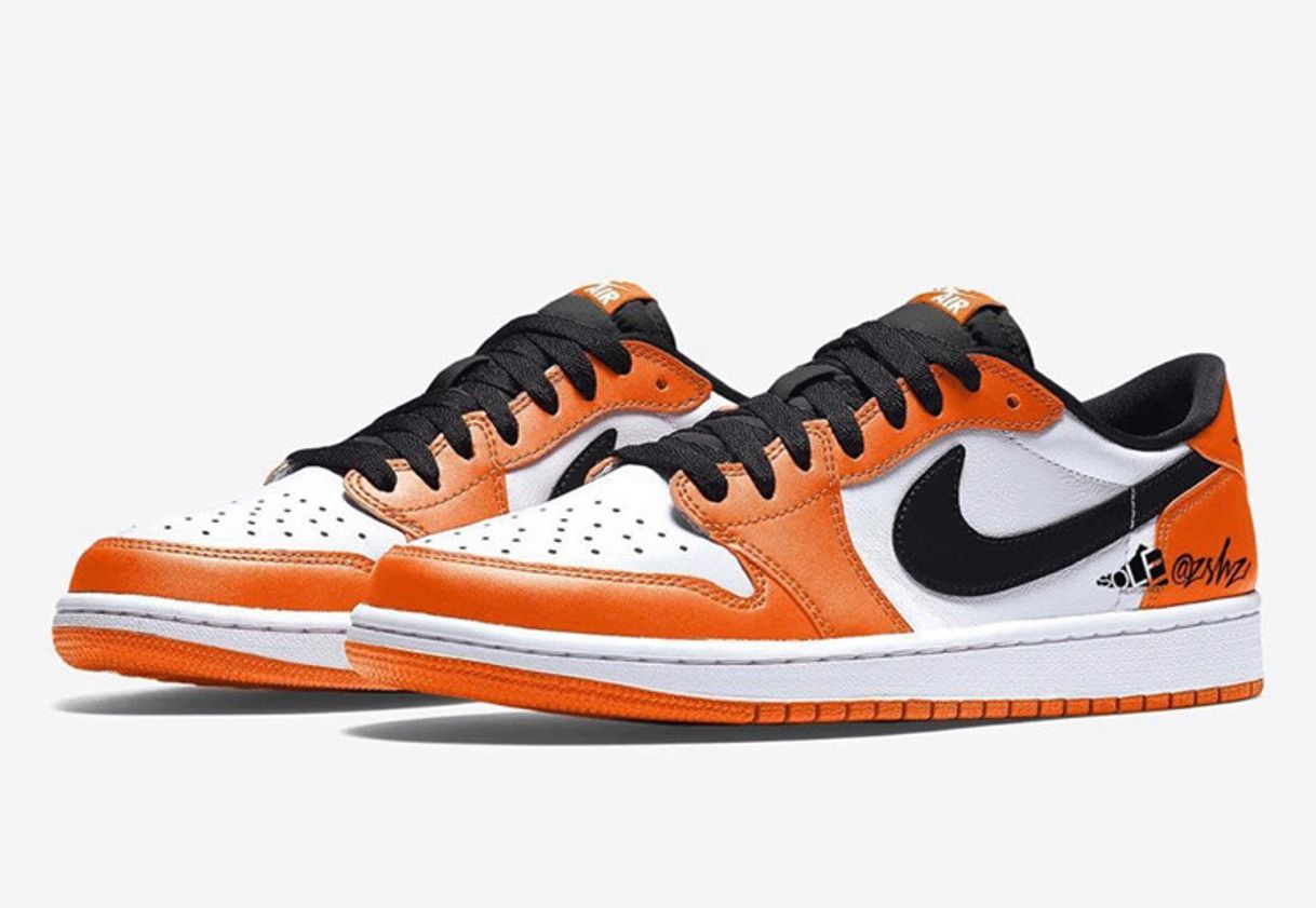 Moda Jordan 1 Low Orange