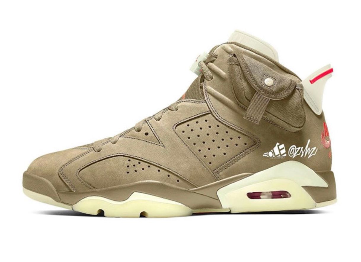 Moda Travis Scott Jordan 6