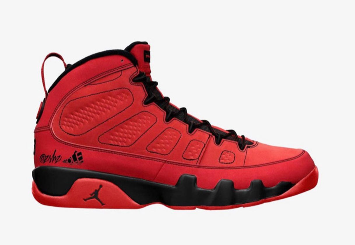 Moda Jordan 9 Chile Red