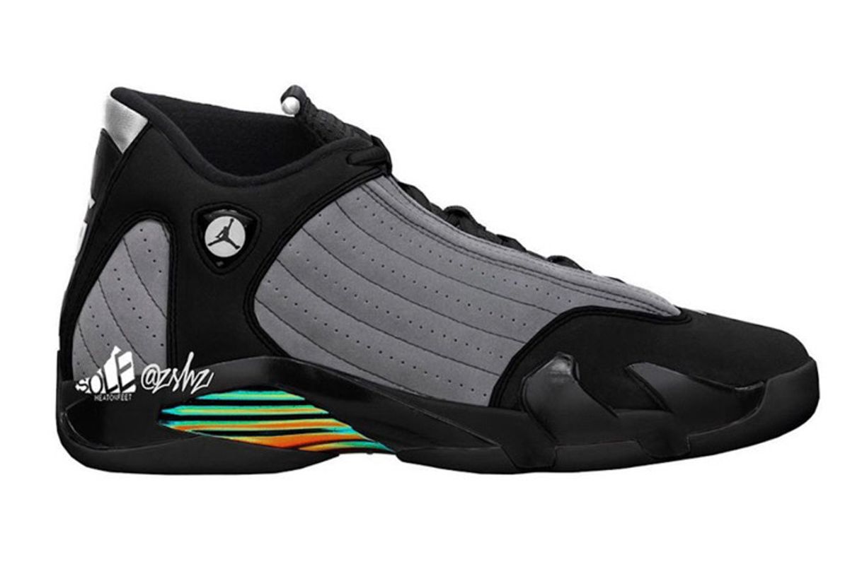 Moda Jordan 14 Black/Particle Grey