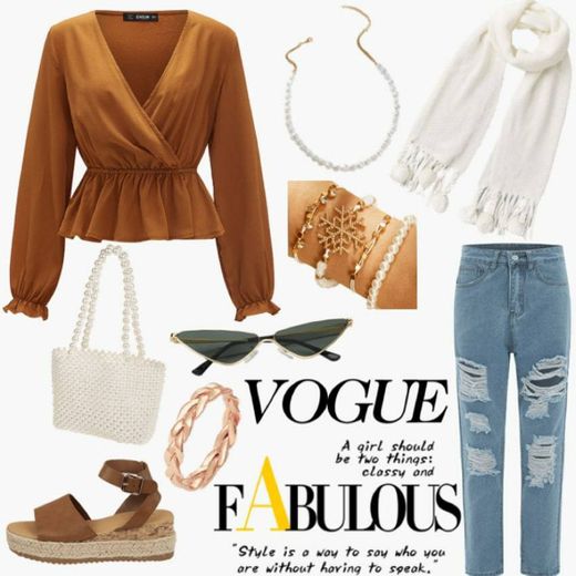 Casual chick look completo SHEIN