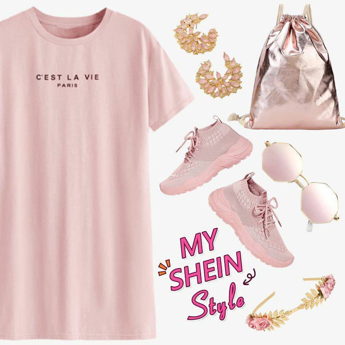 Fashion Pink look SHEIN