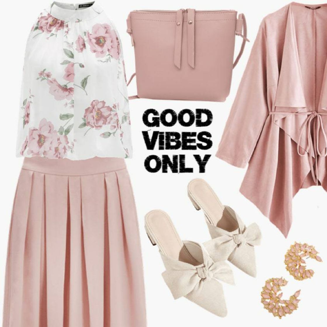 Moda Pink look SHEIN