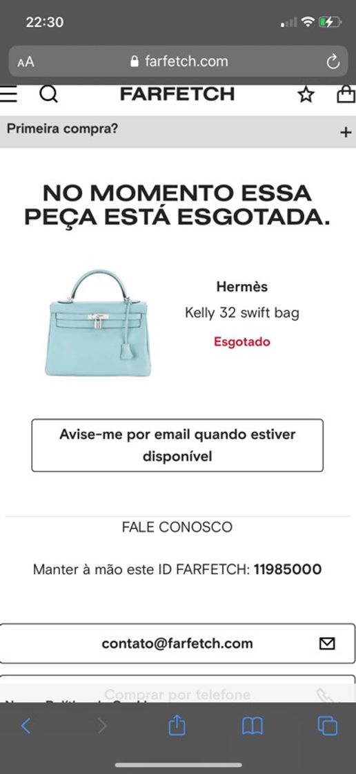 Moda Bolsa Hermés 