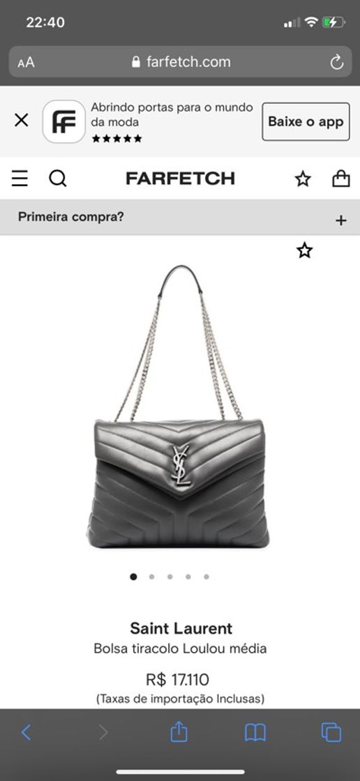 Moda Bolsa YSL