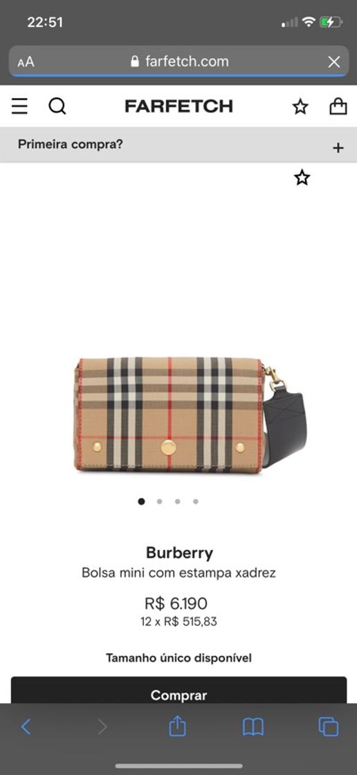 Moda Bolsa mini Burberry 