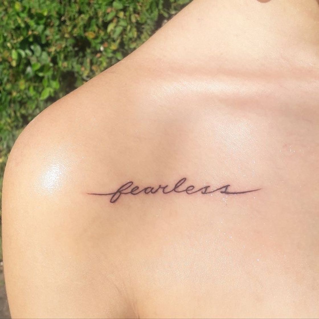 Fashion fearless tattoo