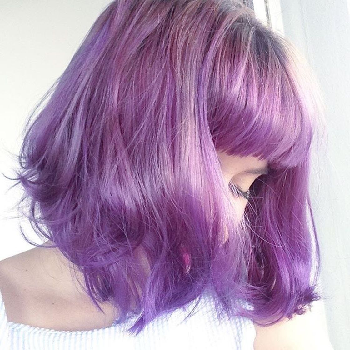 Fashion cabelo roxo