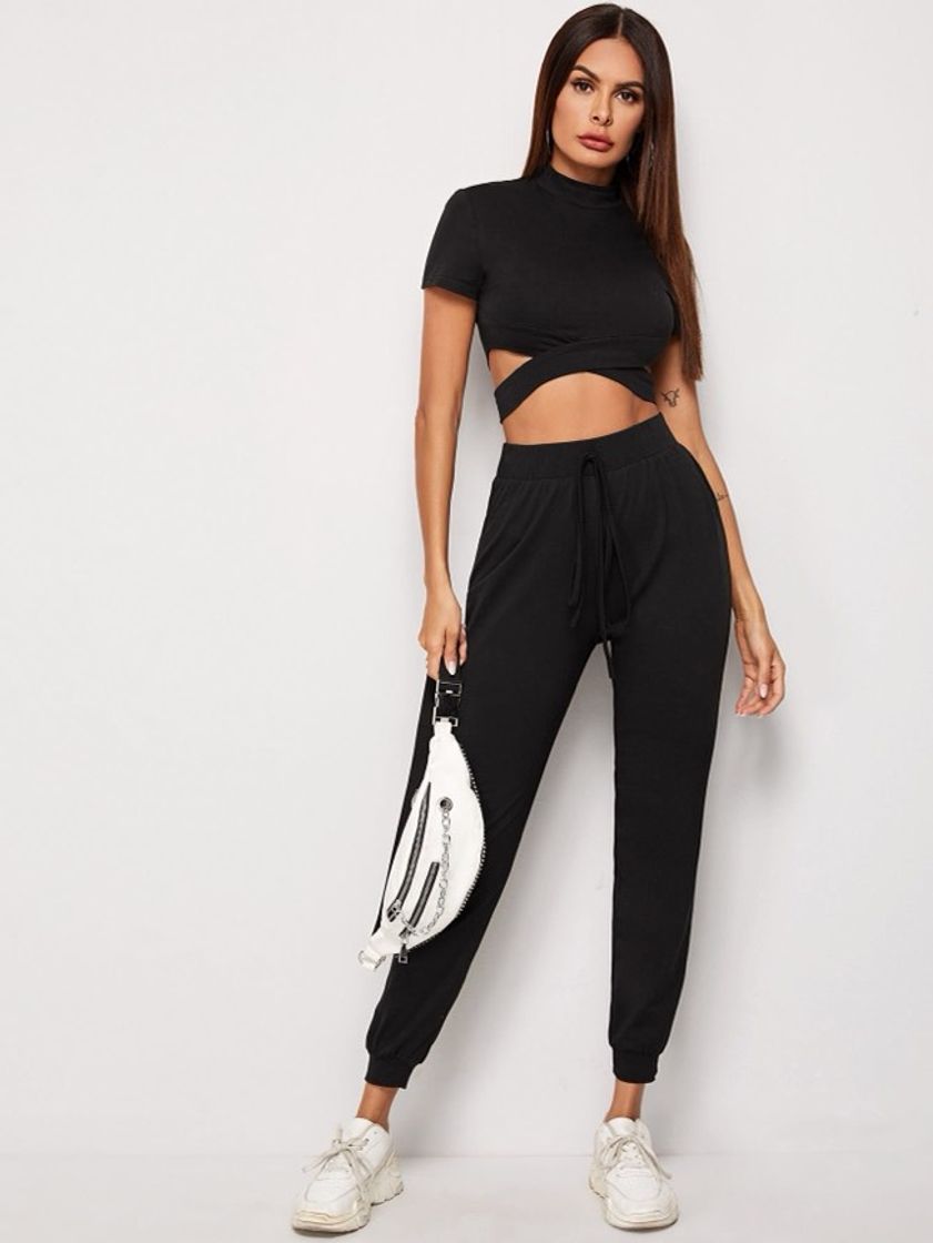 Social Look com saia 