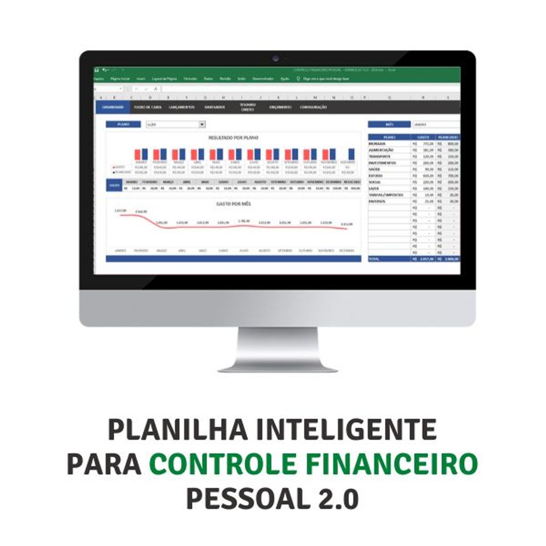 Moda Controle Financeiro - Planilha Inteligente