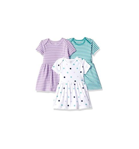 Amazon Essentials - Pack de 3 vestidos para niñas