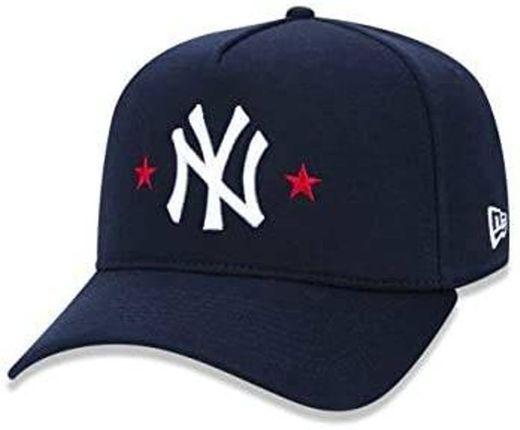BONE 940 NEW YORK YANKEES MLB ABA CURVA SNAPBACK MARINHO NEW