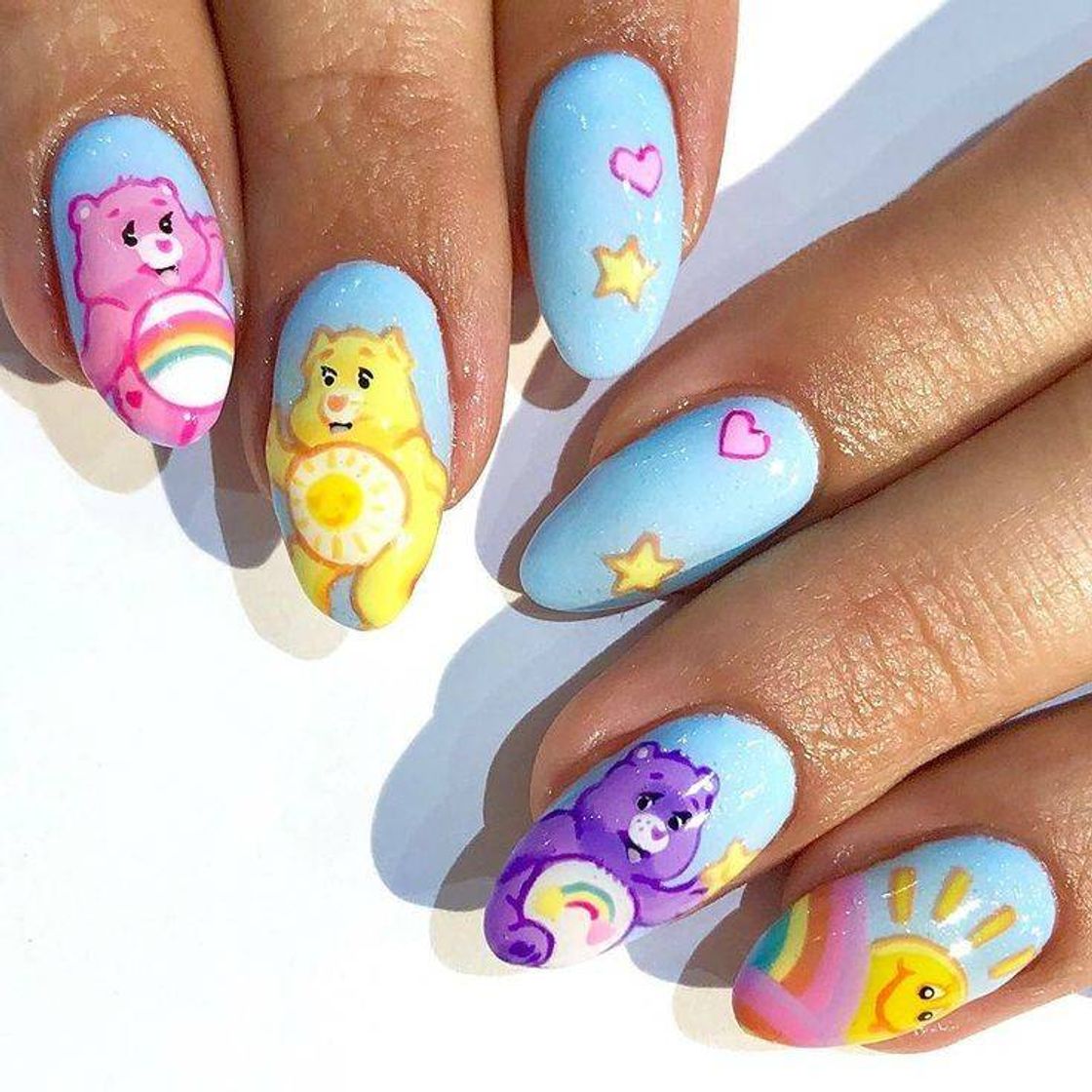 Fashion Unhas ursinhos carinhosos 🎡🎠🌈🌈🌈🌈☁️🌠