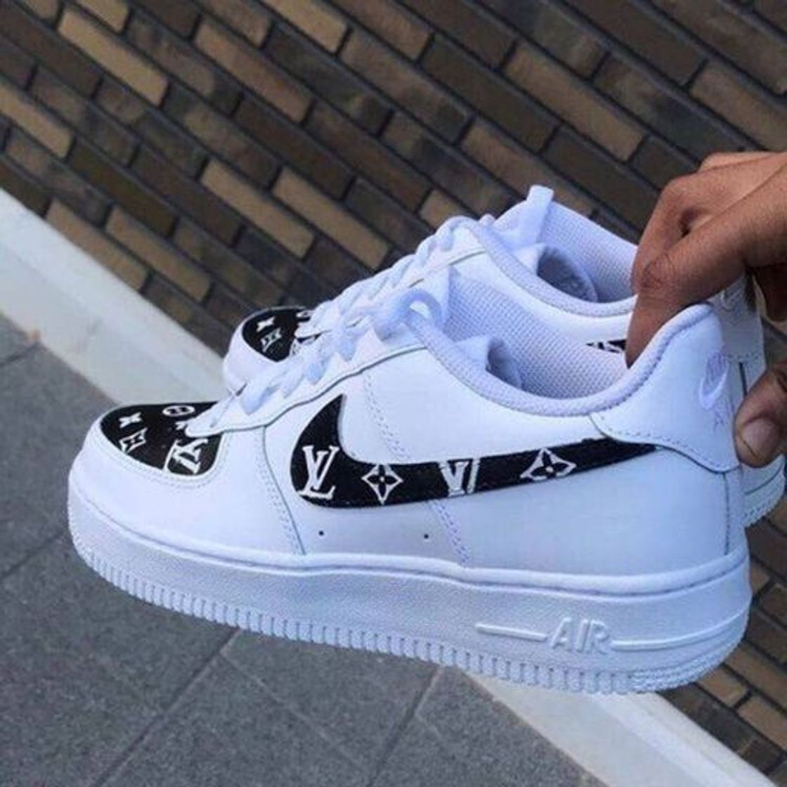 Fashion Nike Air Force 1 LV custom