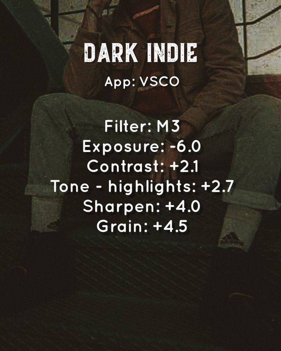 Fashion 🖤DARK INDIE FILTER🖤
