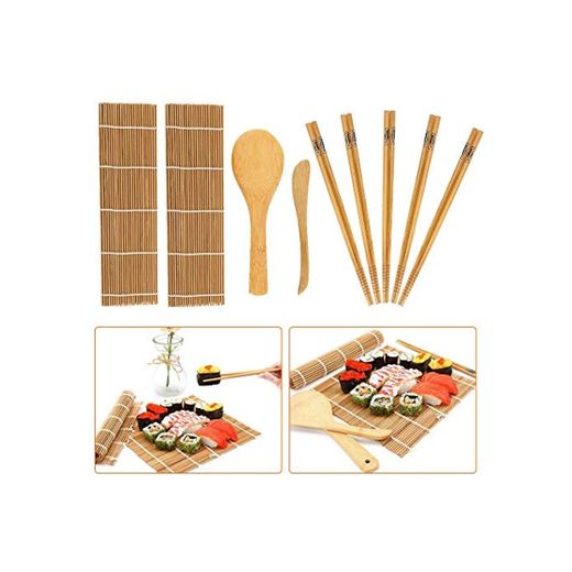 Kit de fabricación de sushi de bambú