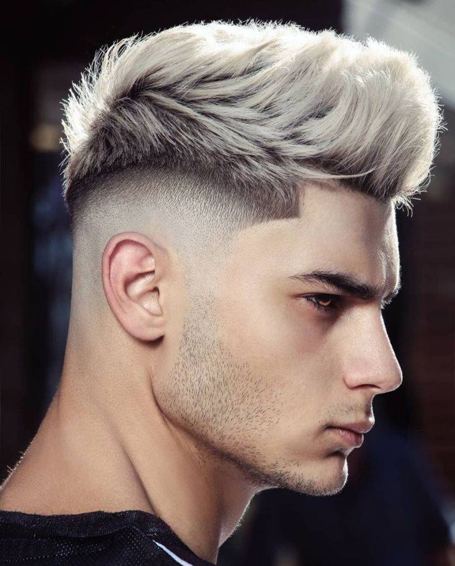 Fashion Cabelo Platinado Masculino