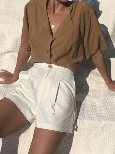 brown summer outfit