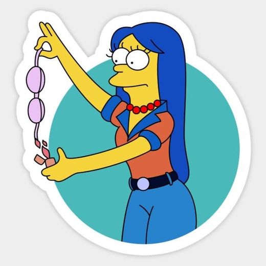 Marge Simpson feminista stickers 